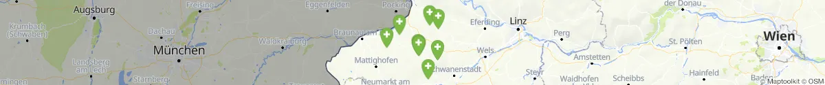 Map view for Pharmacies emergency services nearby Aurolzmünster (Ried, Oberösterreich)